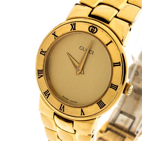 gucci gold watches|gucci gold watches ladies.